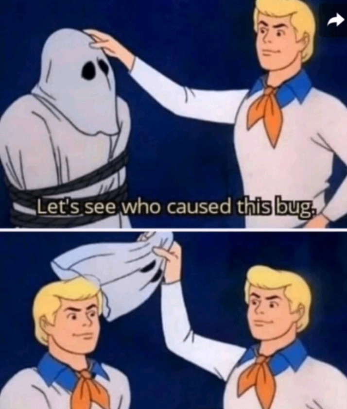 Let's see who caused this bug.