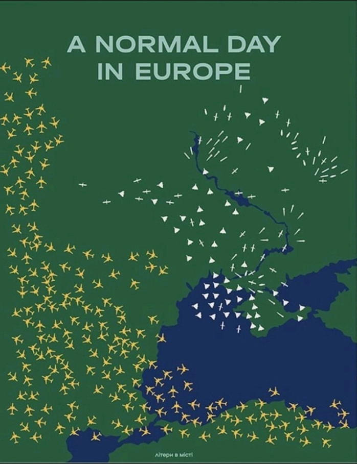 A NORMAL DAY IN EUROPE / Літери в місті