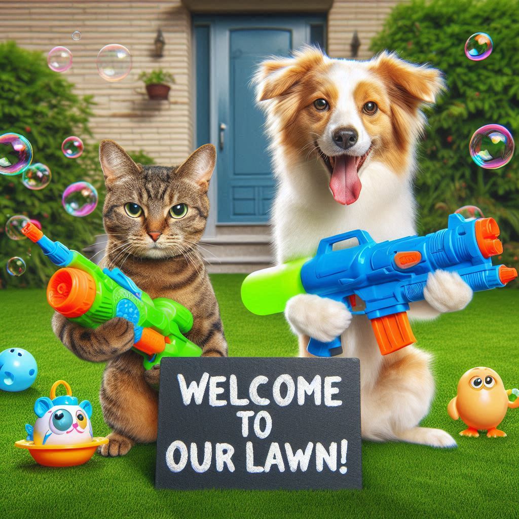 WELCOME TO OUR LAWN!