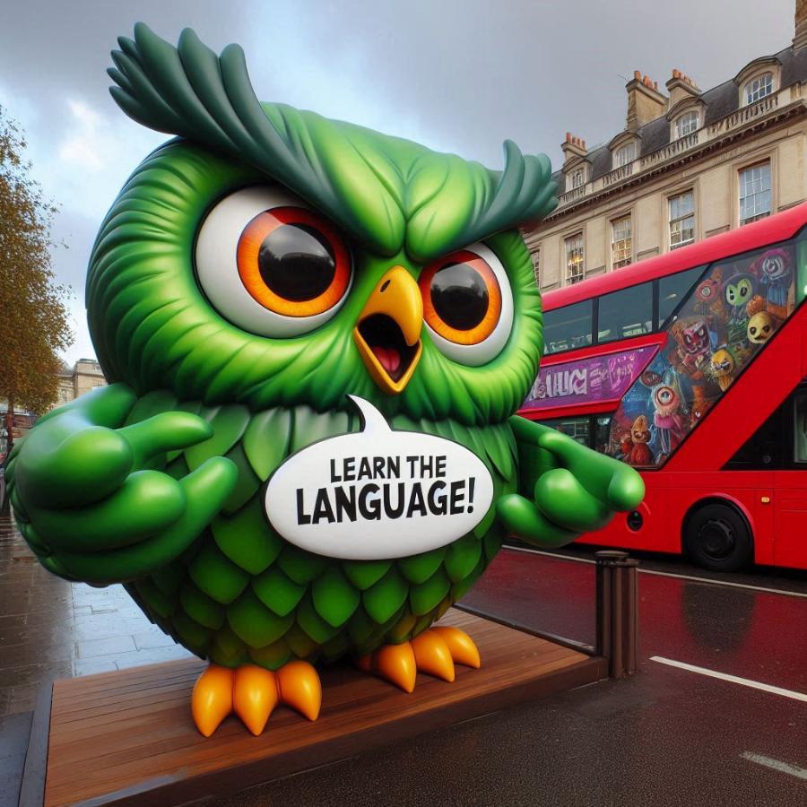 LEARN THE LANGUAGE!