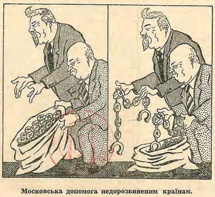 Московська допомога недорозвиненим країнам.