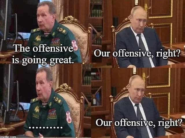 The offensive is going great. Our offensive, right? Our offensive, right? amatinent