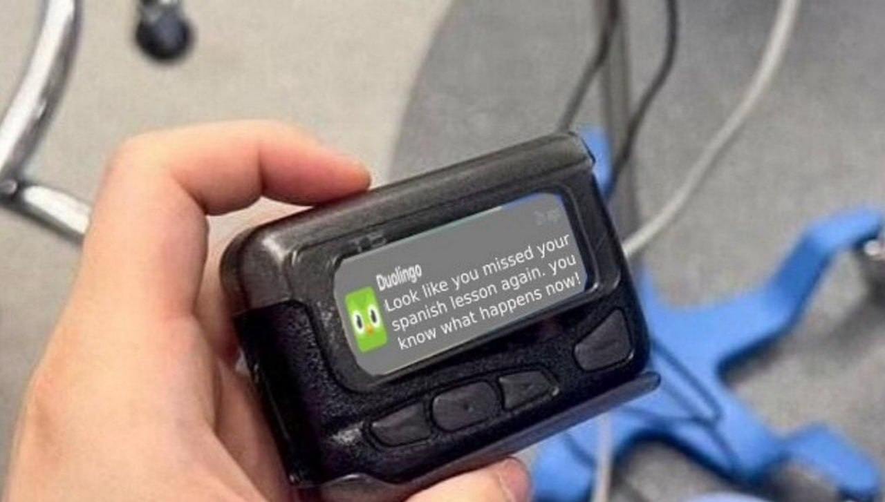 Duolingo Look like you missed your spanish lesson again. you know what happens now!